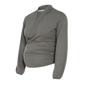Women's Maternity Wrap Top Baby's Only Glow image-1