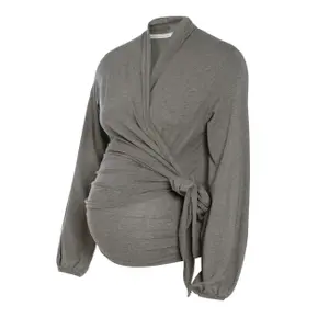 Women's Maternity Wrap Top Baby's Only Glow image-2