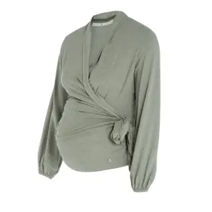 Women's Maternity Wrap Top Baby's Only Glow image-2