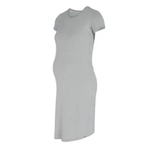 Maternity T-Shirt Dress Women Baby's Only Glow image-1