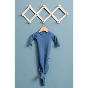 Knotted Baby Sleepsuit Baby's Only Melange image-2