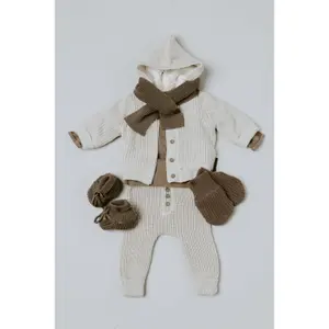 Baby Hooded Cardigan Baby's Only Soul image-1