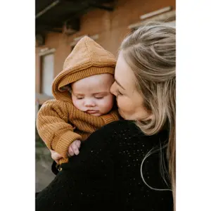 Baby Hooded Cardigan Baby's Only Soul image-3