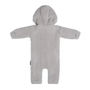 Baby Hooded Sleepsuit Baby's Only Soul Teddy image-1