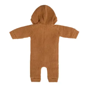 Baby Hooded Sleepsuit Baby's Only Soul Teddy image-1