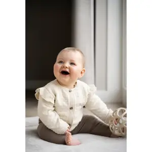 Cardigan with Ruffle Baby Girl Baby's Only Miracle image-2