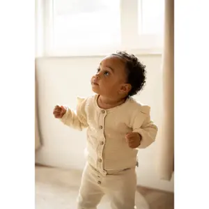 Cardigan with Ruffle Baby Girl Baby's Only Miracle image-3