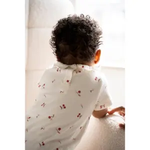 Baby girl bodysuit Baby's Only Cherry image-3