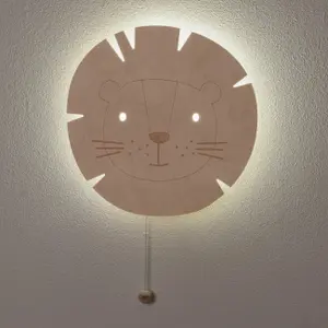 Apliqué de pared león bebé Baby's Only Wonder image-1