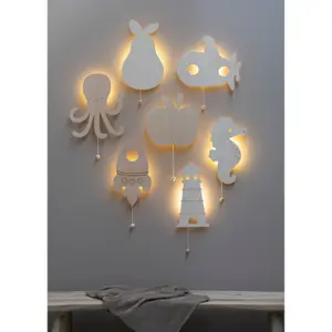 Aplique de pared manzana bebé Baby's Only Wonder image-3