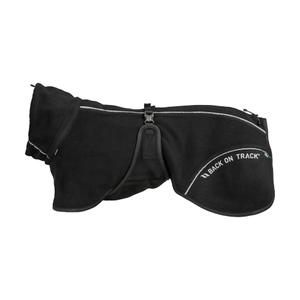 32439025-fleecejacka-for-hundar-back-on-track-bay-svart