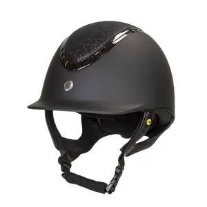 Riding helmet with thumbwheel without visor Back on Track EQ3 "Pardus