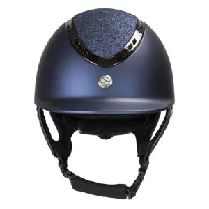 Riding helmet with knob Back on Track EQ3 Pardus Smooth Top