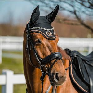 Bonnet anti-mouches pour cheval Back on Track Haze Collection image-1