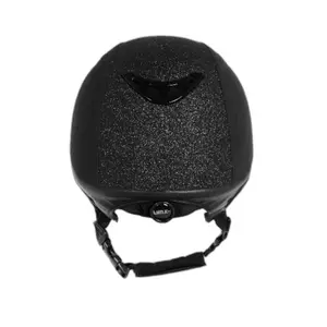 Microfibre and rhinestone riding helmet Back on Track EQ3 Lynx image-1