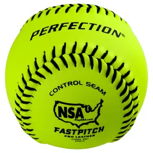Softball Ball Baden Sports NSA Leather Fastpitch
