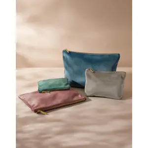 Velvet Accessories Pouch for Women Bag Base image-1