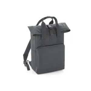 Roll-top backpack with zipped front pocket Bag Base image-0