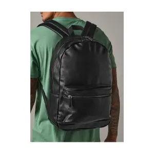 Trendy faux leather backpack Bag Base image-2