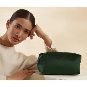 Pochette in tessuto di velluto Bag Base image-3