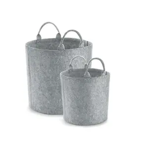 Felt polyester laundry basket Bag Base image-0