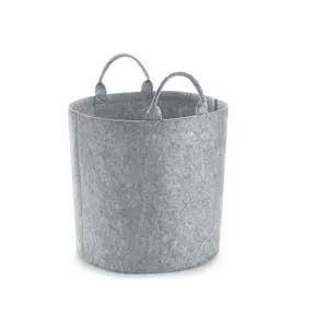 Felt polyester laundry basket Bag Base image-1