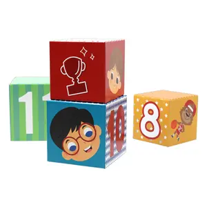 Building blocks set 11 cubes baby Bayern Munich Baghera image-1