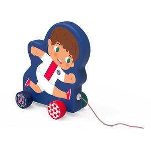 573-wooden-pull-toy-baghera-paris-saint-germain-multicolour-11x8x16-cm