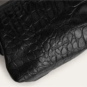 Women's Crocodile Effect Handbag Balagan Rofe S image-2