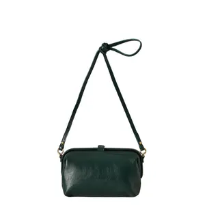 Dark Green Handbag Women Balagan Rofe M image-0