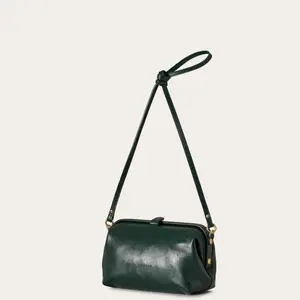 Dark Green Handbag Women Balagan Rofe M image-3