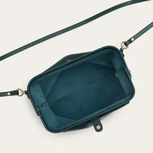 Dark Green Handbag Women Balagan Rofe M image-5
