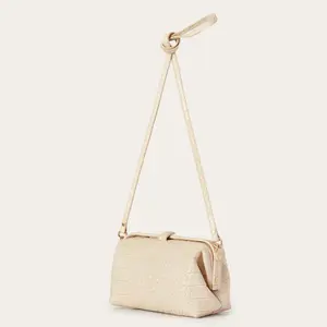 Women's Crocodile Effect Handbag Balagan Rofe M image-3
