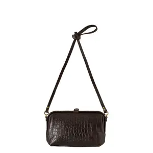 Women's Crocodile Effect Handbag Balagan Rofe M
