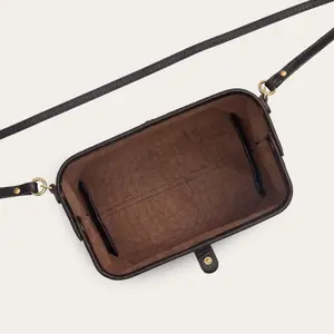 Women's Crocodile Effect Handbag Balagan Rofe M image-5
