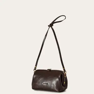 Dark Brown Handbag Women Balagan Rofe M image-3