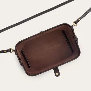 Dark Brown Handbag Women Balagan Rofe M image-5