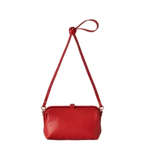 Red Poppy Handbag for Women Balagan Rofe M image-0