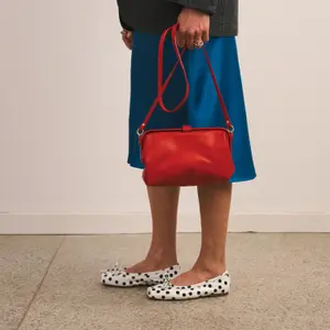 Red Poppy Handbag for Women Balagan Rofe M image-4