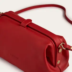 Red Poppy Handbag for Women Balagan Rofe M image-5
