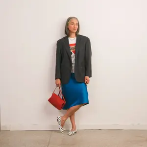 Red Poppy Handbag for Women Balagan Rofe M image-6