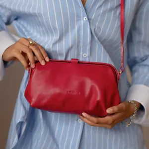 Raspberry Handbag for Women Balagan Rofe M image-1