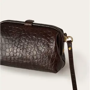 Women's Crocodile Effect Handbag Balagan Rofe S image-4