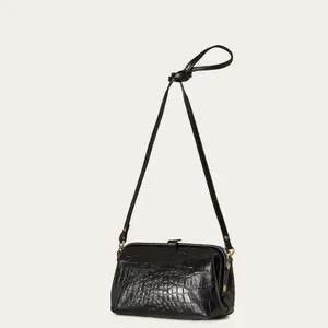 Women's Crocodile Effect Handbag Balagan Rofe M image-3