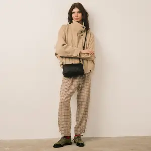 Ostrich Effect Handbag Women Balagan Rofe M image-2