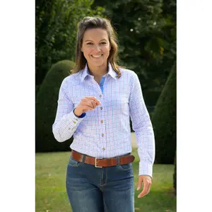 Chemise classique à carreaux femme Baleno Nina image-1
