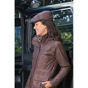 Printed tweed cap Baleno Foxton image-1