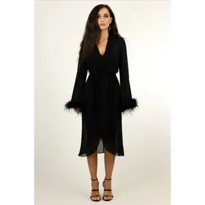 Robe rochet aus Straussfedern Damen Balou image-2