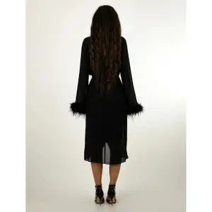 Robe rochet aus Straussfedern Damen Balou image-3