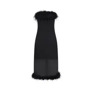 Robe mit Straußfedern Damen Balou image-1